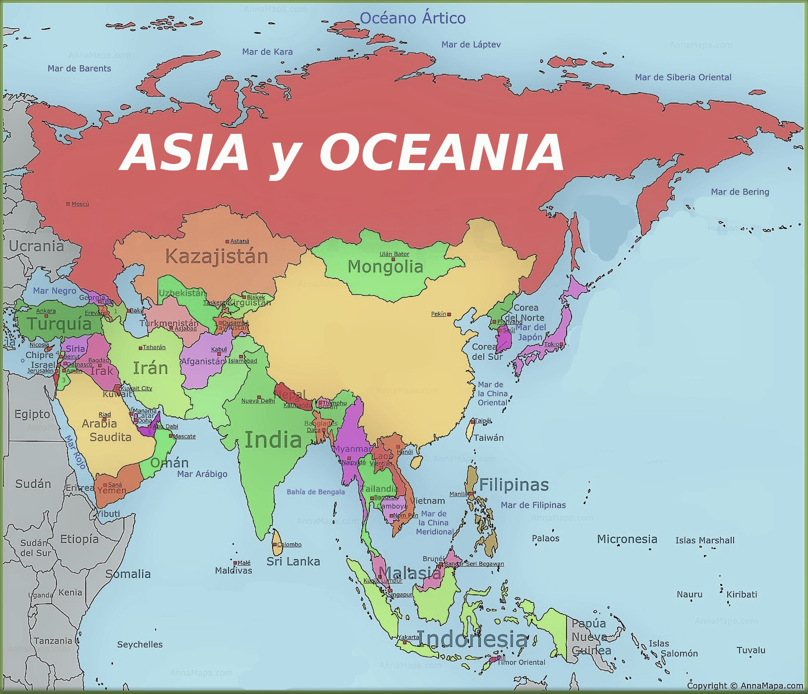 ASIA Y OCEANIA