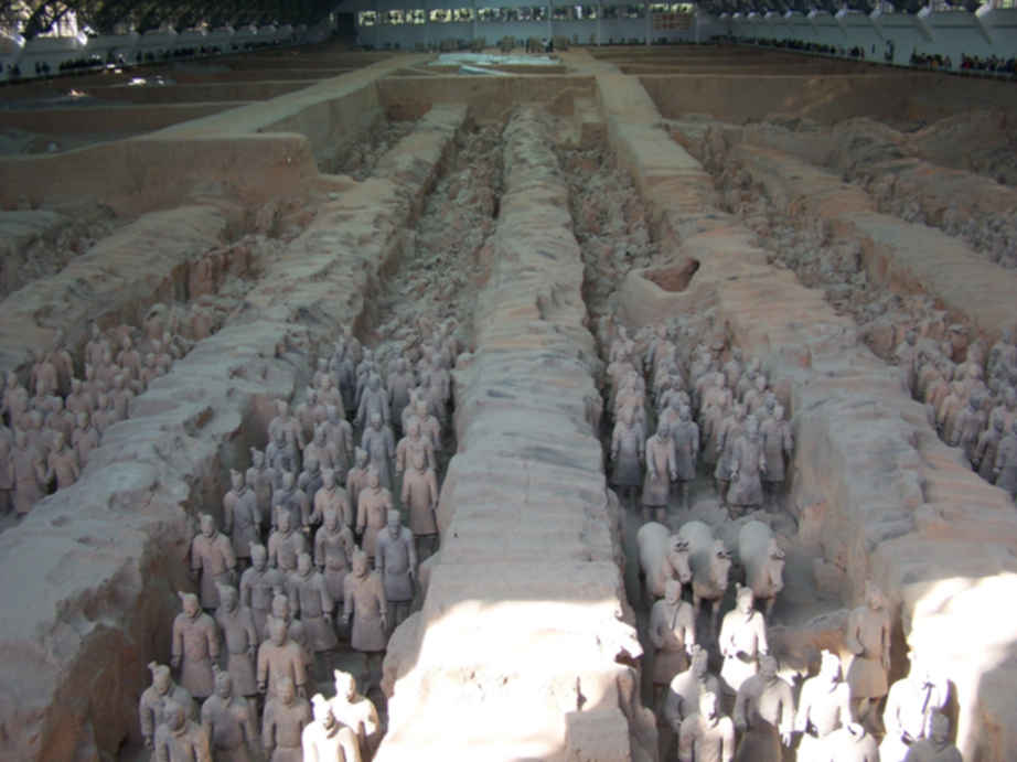 guerreros de Terracota