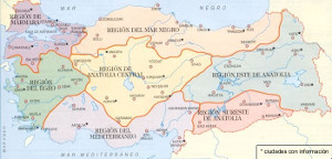 mapa Turquia