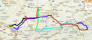 mapa de la ruta 