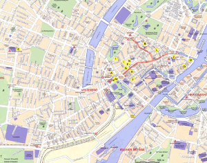 mapa de copenhague
