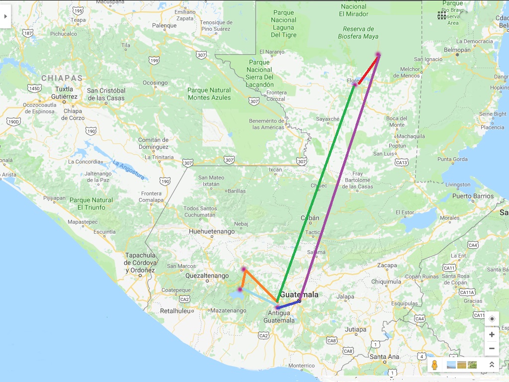 mapa ruta
