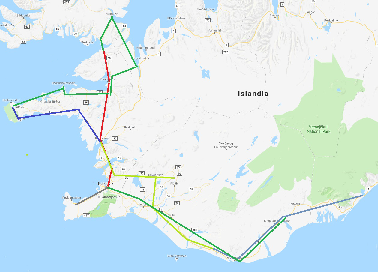 mapa de ruta