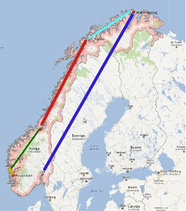 mapa noruega